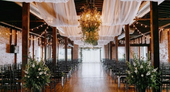 Interior view of Amaranth event space